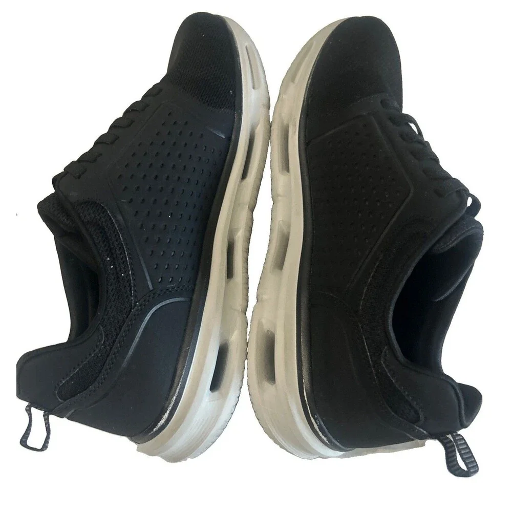 Skechers Swift Fit Glide-Lite Dual Men Size 13 Black Hands Free Slip On Sneaker